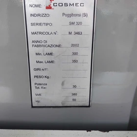 Używana wielopiła Cosmec SM 320 - 2002 - Świdnica