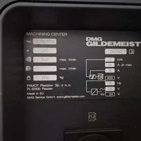 Used DMG MORI DMC 635 V eco CNC Vertical Machining Center 2012 – Serial No. 1537000593A – Poland