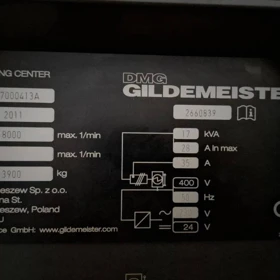 Used DMG MORI DMC 635 V eco CNC Vertical Machining Center 2011 – Serial No. 1537000413A – Poland