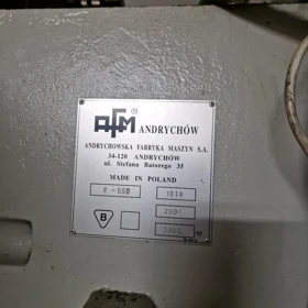 Used AFM R 550 Harnaś CNC Vertical Machining Center 2004 – Serial No. 1018 – Poland