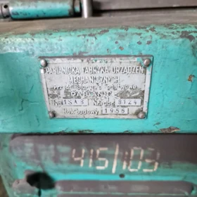 Použitá bruska na nástroje PFUM Pabianice 1SAB 1956 – sériové číslo 8124 – Polsko